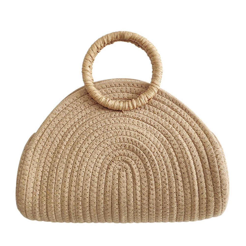 Bolsa Trançada em Vime - Mirasol